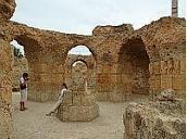 tunisian antique remains of an old castle