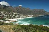cape town view of the closest beach in south africa