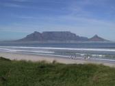 cape town view of table top mountain in south africa