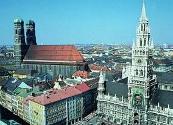 The view of the Bavaria Munich city cathedral church cheapflightsia the online website tool which will help you in finding cheap flights to Munich and book airline tickets directly with airline flight operators in order to get the best flights from heathrow